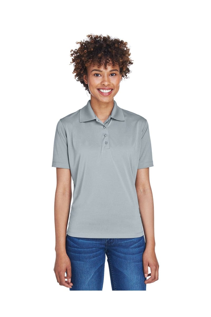 UltraClub Polos/Knits S / Silver UltraClub 8610L: Ladies' Cool & Dry 8-Star Elite Performance Interlock Polo