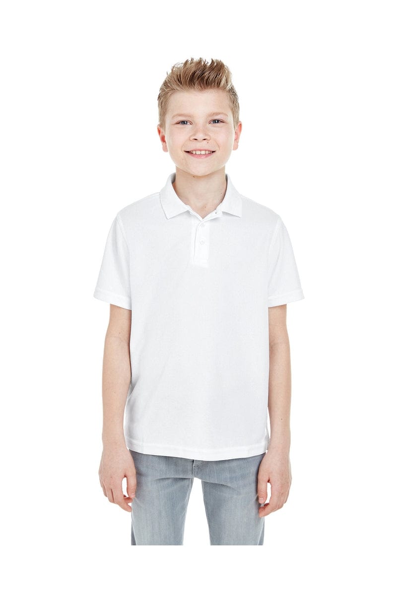 UltraClub Polos/Knits S / White UltraClub 8210Y: Youth Cool & Dry Mesh Pique Polo