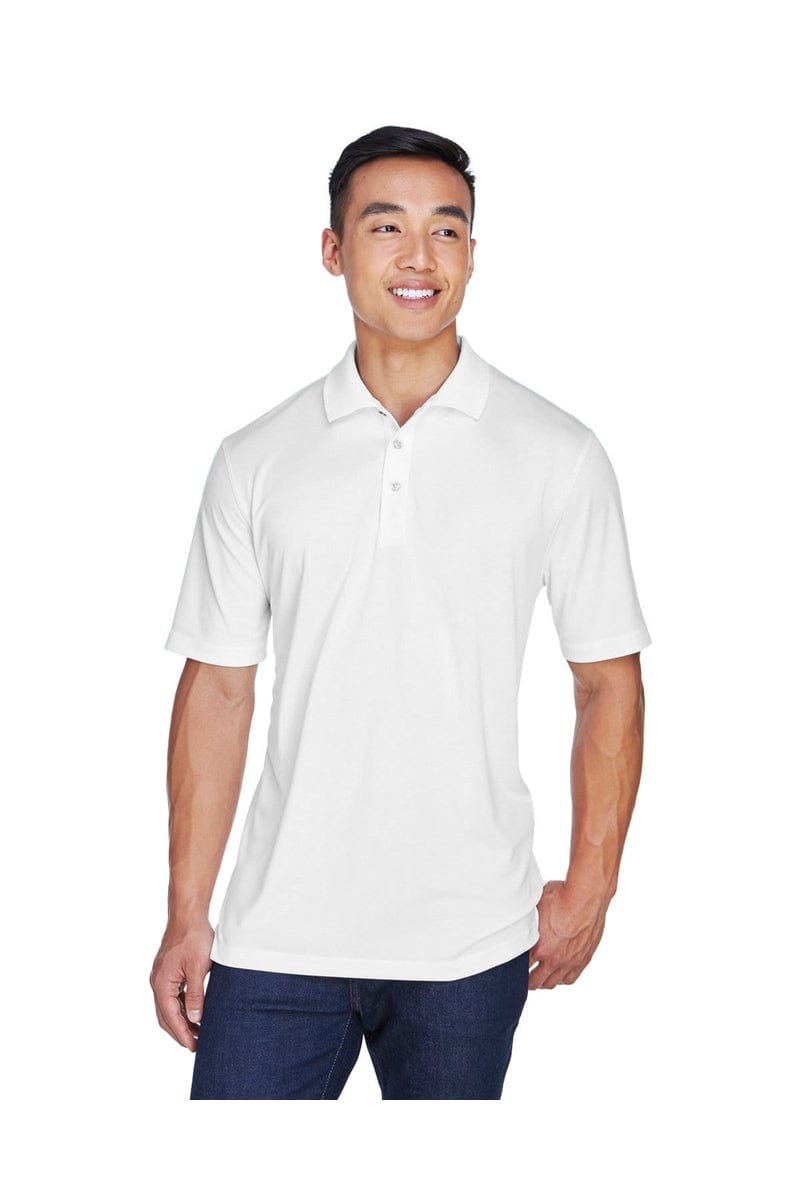 UltraClub Polos/Knits S / White UltraClub 8405: Men's Cool & Dry Sport Polo