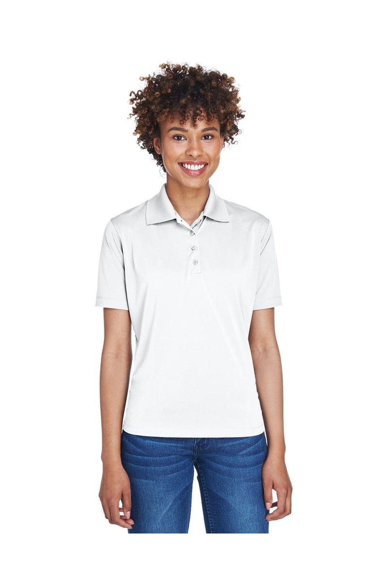 UltraClub Polos/Knits S / White UltraClub 8610L: Ladies' Cool & Dry 8-Star Elite Performance Interlock Polo