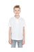 UltraClub Polos/Knits UltraClub 8210Y: Youth Cool & Dry Mesh Pique Polo