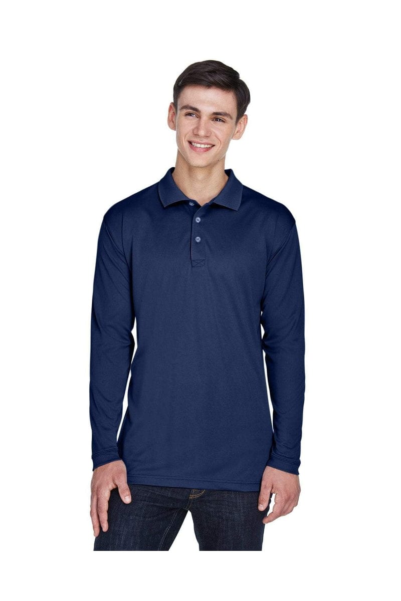 UltraClub Polos/Knits UltraClub 8405LS: Adult Cool & Dry Sport Long-Sleeve Polo