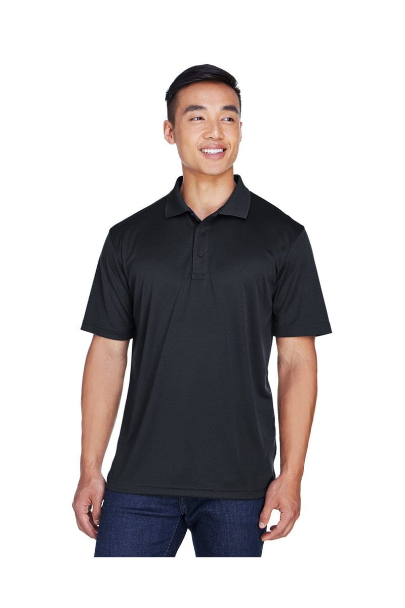 UltraClub Polos/Knits XLT / Black UltraClub 8405T: Men's Tall Cool & Dry Sport Polo