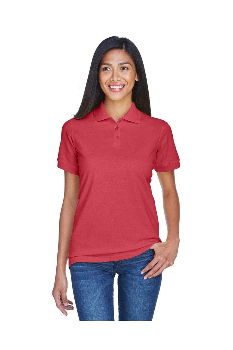 UltraClub Polos/Knits XS / Cardinal UltraClub 8530: Ladies' Classic Pique Polo