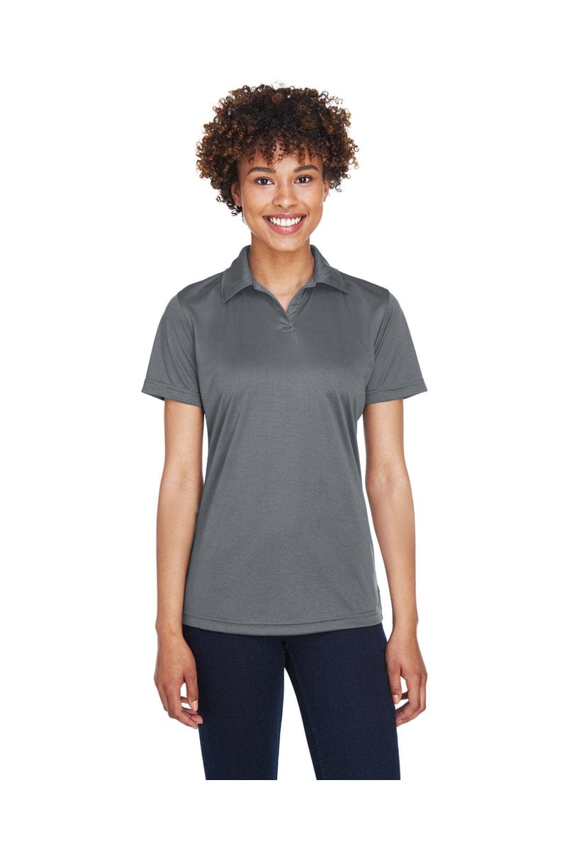 UltraClub Polos/Knits XS / Charcoal UltraClub 8425L: Ladies' Cool & Dry Sport Performance Interlock Polo