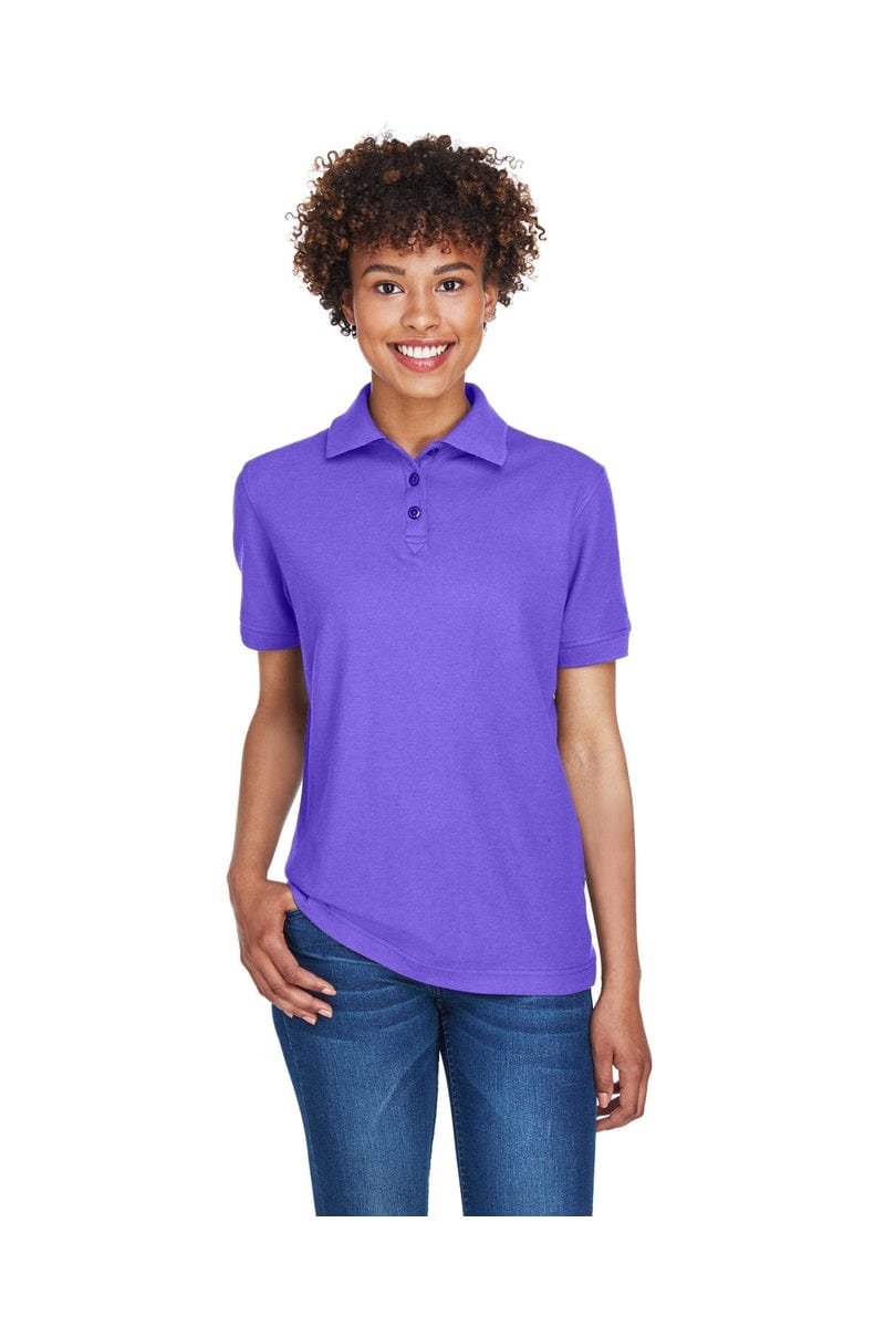 UltraClub Polos/Knits XS / Purple UltraClub 8541: Ladies' Whisper Pique Polo