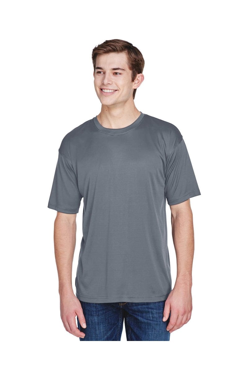 UltraClub T-Shirts S / Charcoal UltraClub 8620: Men's Cool & Dry Basic Performance T-Shirt