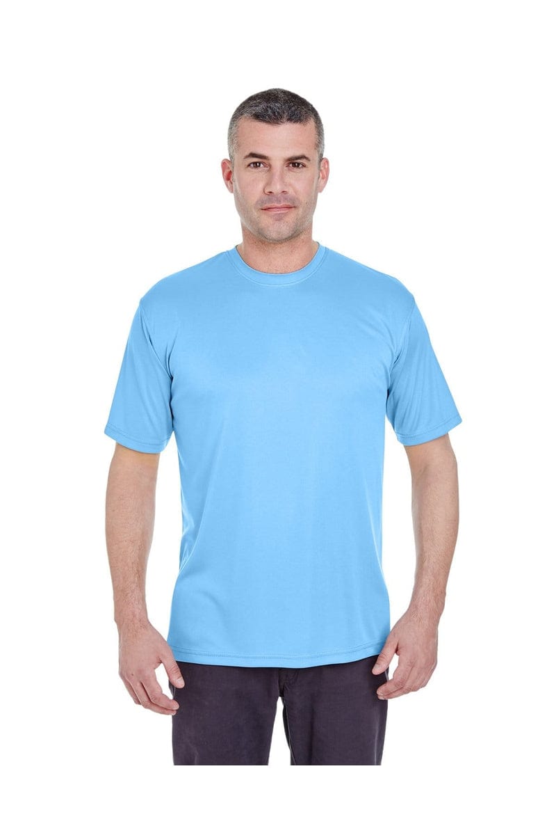 UltraClub T-Shirts S / Columbia Blue UltraClub 8620: Men's Cool & Dry Basic Performance T-Shirt