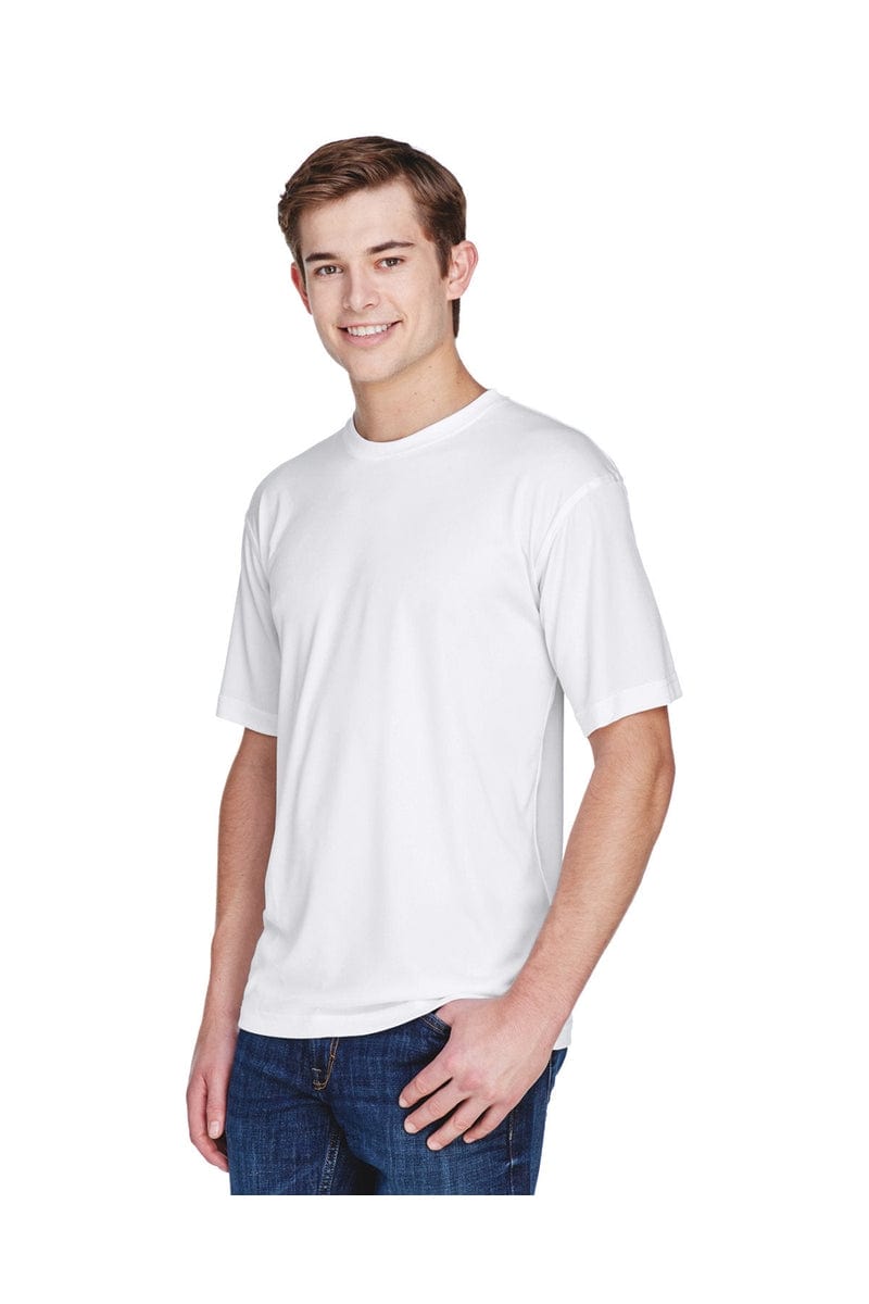 UltraClub T-Shirts S / White UltraClub 8620: Men's Cool & Dry Basic Performance T-Shirt