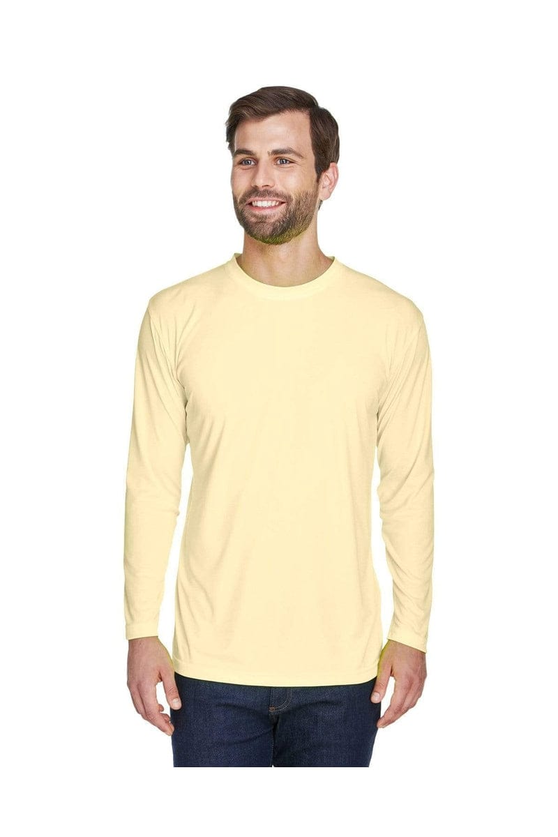UltraClub T-Shirts UltraClub 8422: Adult Cool & Dry Sport Long-Sleeve Performance Interlock T-Shirt