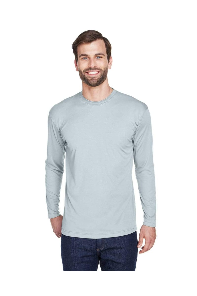 UltraClub T-Shirts UltraClub 8422: Adult Cool & Dry Sport Long-Sleeve Performance Interlock T-Shirt