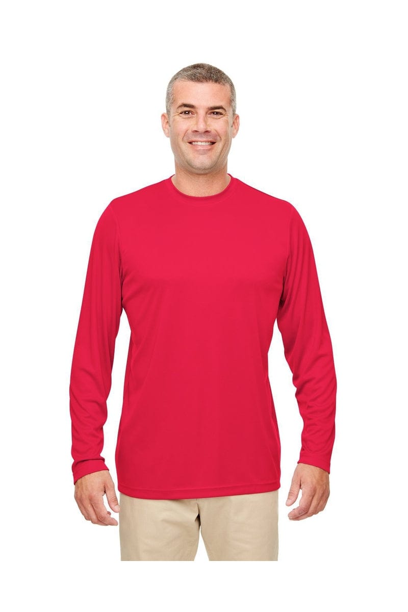 UltraClub T-Shirts UltraClub 8622: Men's Cool & Dry Performance Long-Sleeve Top