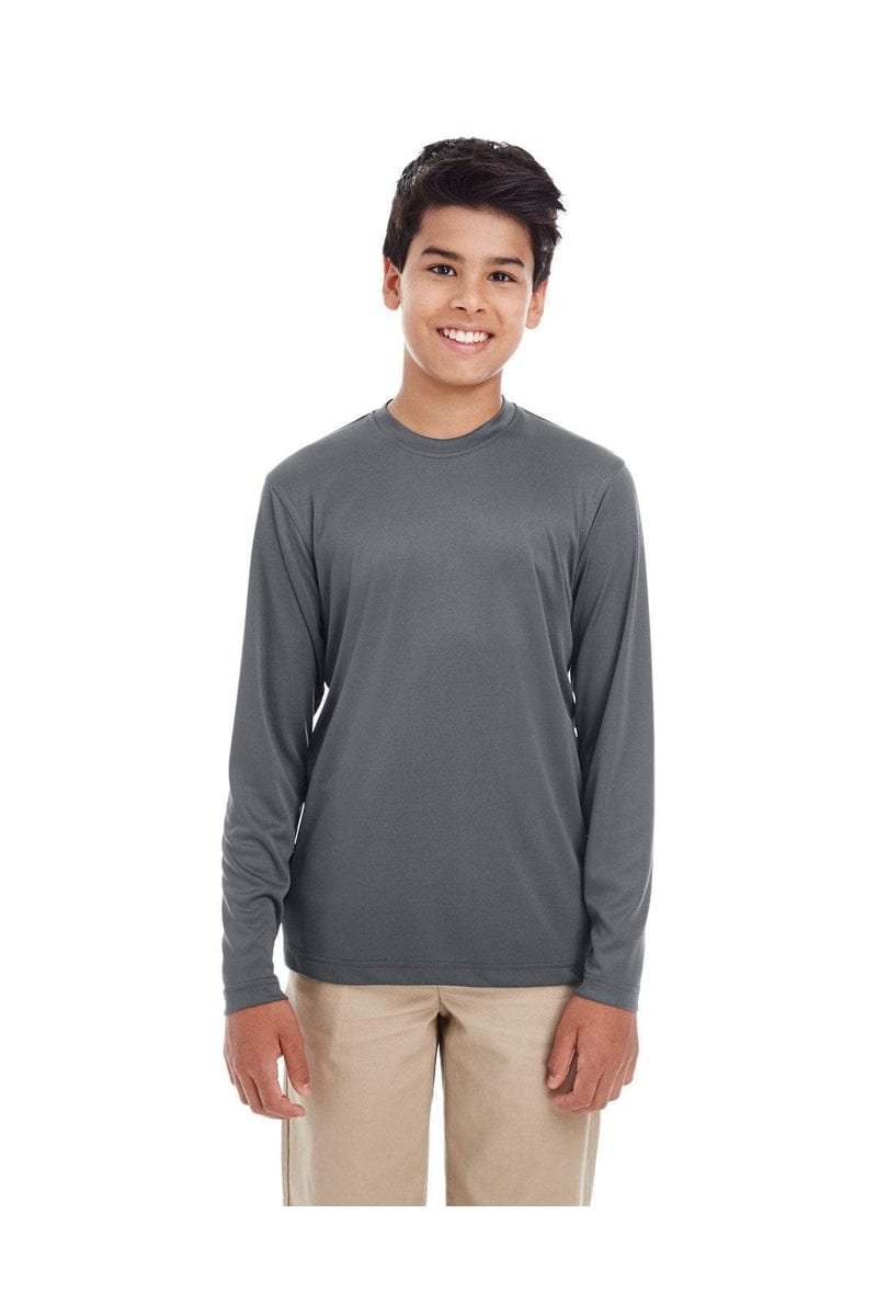 UltraClub T-Shirts UltraClub 8622Y: Youth Cool & Dry Performance Long-Sleeve Top