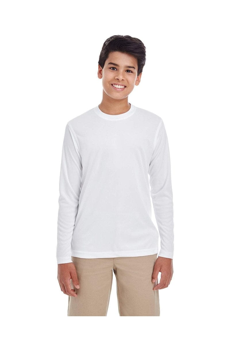 UltraClub T-Shirts UltraClub 8622Y: Youth Cool & Dry Performance Long-Sleeve Top