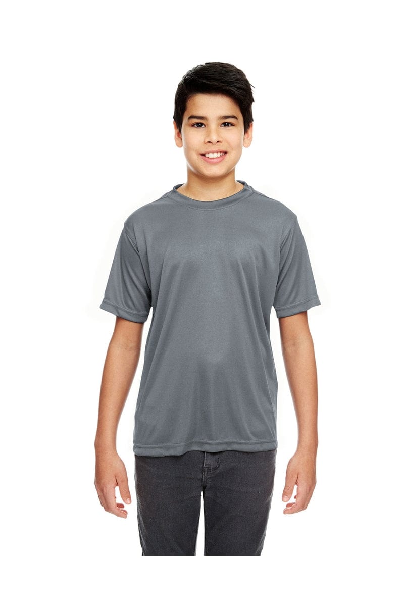 UltraClub T-Shirts XS / Charcoal UltraClub 8620Y: Youth Cool & Dry Basic Performance T-Shirt