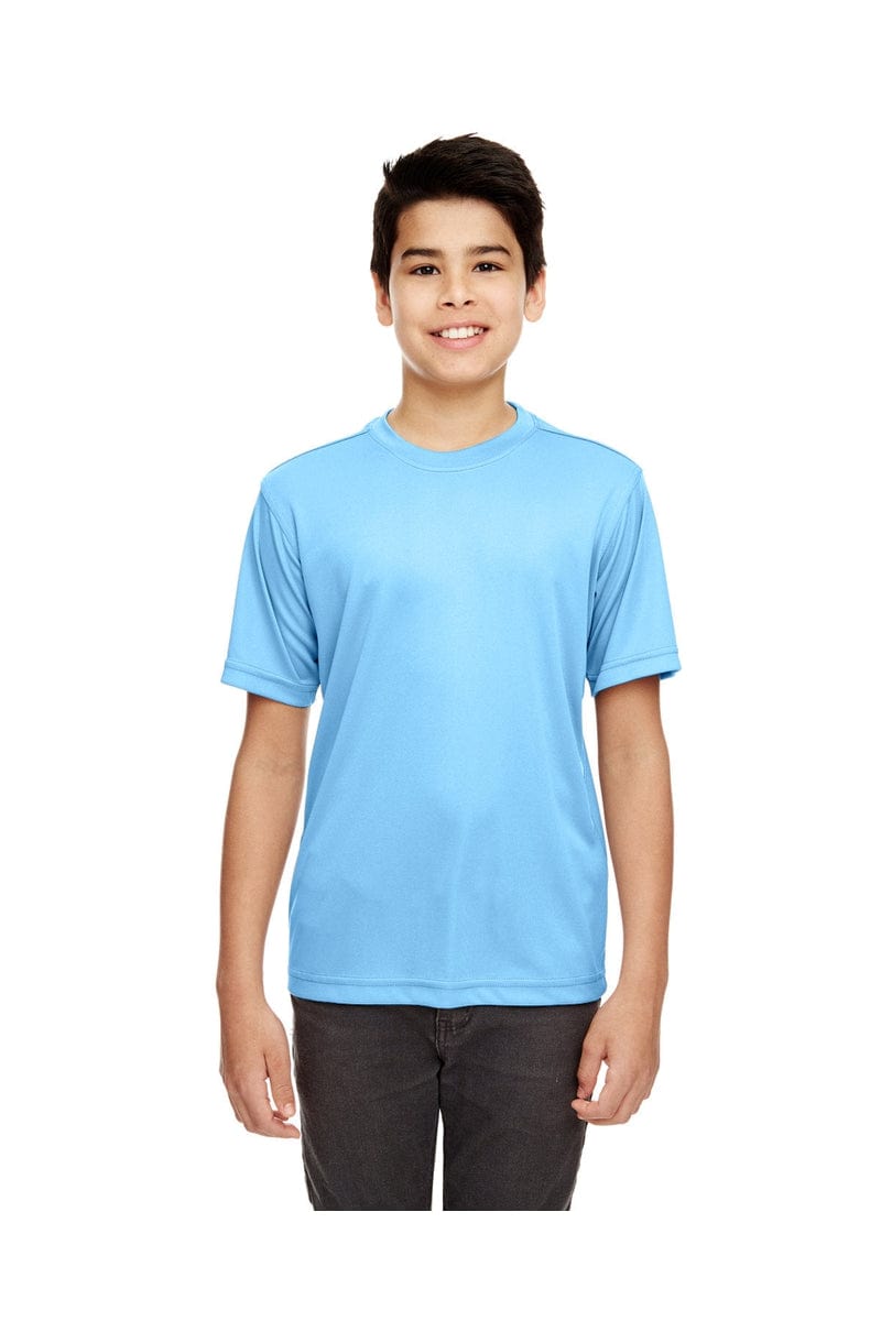 UltraClub T-Shirts XS / Columbia Blue UltraClub 8620Y: Youth Cool & Dry Basic Performance T-Shirt