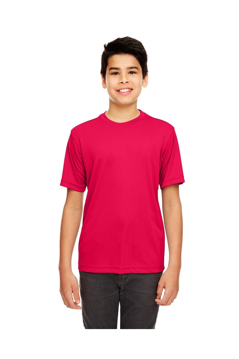 UltraClub T-Shirts XS / Red UltraClub 8620Y: Youth Cool & Dry Basic Performance T-Shirt