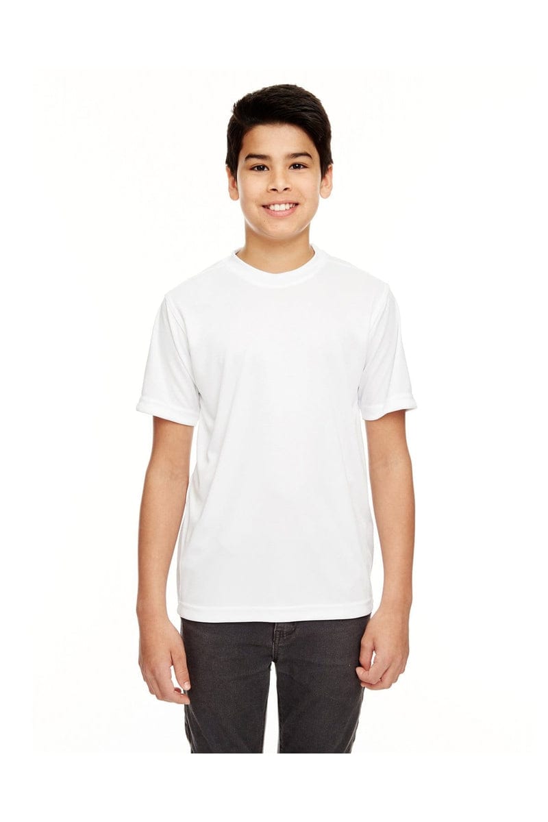 UltraClub T-Shirts XS / White UltraClub 8620Y: Youth Cool & Dry Basic Performance T-Shirt