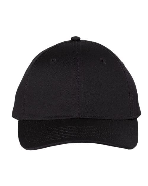Valucap 498 Adjustable / Black VC100: Lightweight Twill Cap