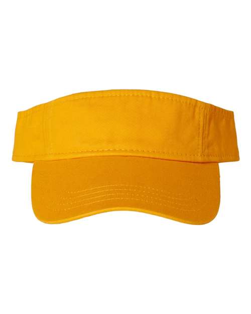 Valucap 509 Adjustable / Gold VC500: Bio-Washed Visor