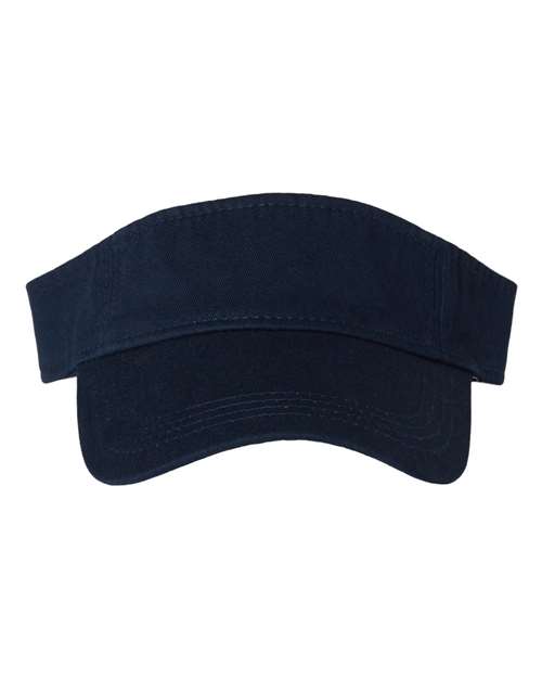 Valucap 509 Adjustable / Navy VC500: Bio-Washed Visor