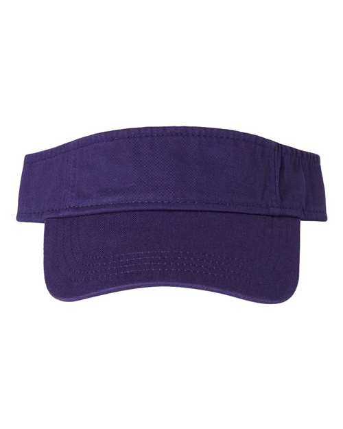 Valucap 509 Adjustable / Purple VC500: Bio-Washed Visor