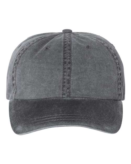 Valucap 6854 Adjustable / Black SP500-Pigment-Dyed Cap