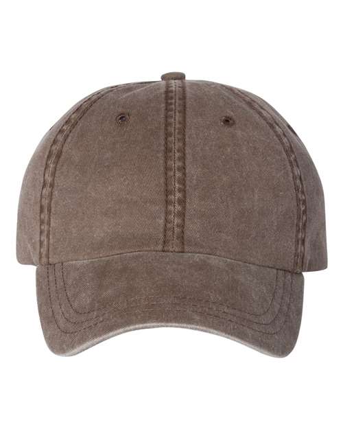 Valucap 6854 Adjustable / Brown SP500-Pigment-Dyed Cap