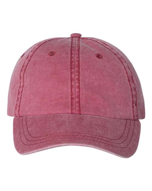 Valucap 6854 Adjustable / Cardinal SP500-Pigment-Dyed Cap