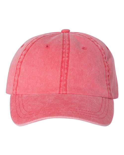 Valucap 6854 Adjustable / Red SP500-Pigment-Dyed Cap