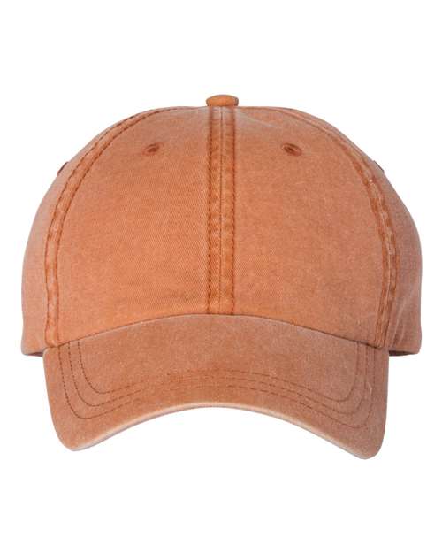 Valucap 6854 Adjustable / Texas Orange SP500-Pigment-Dyed Cap