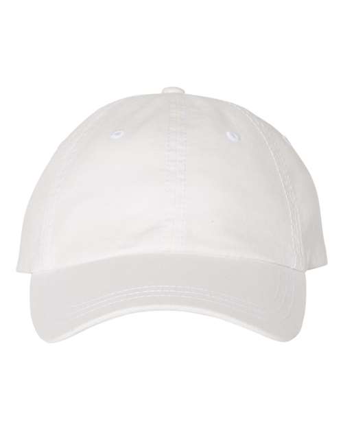 Valucap 6854 Adjustable / White SP500-Pigment-Dyed Cap