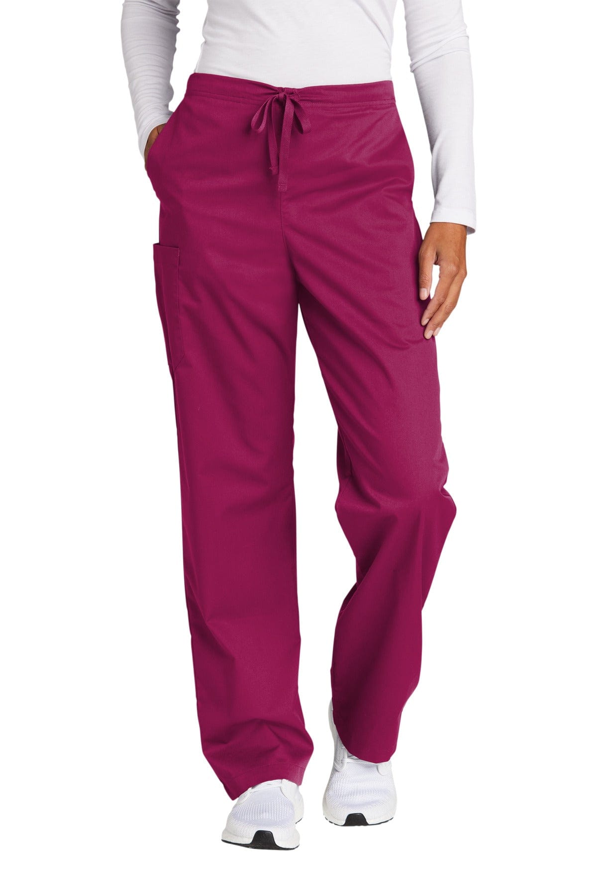 Wonderwink Workwear SS / Wine WonderWink WW3150S: Unisex Short WorkFlex Cargo Pant