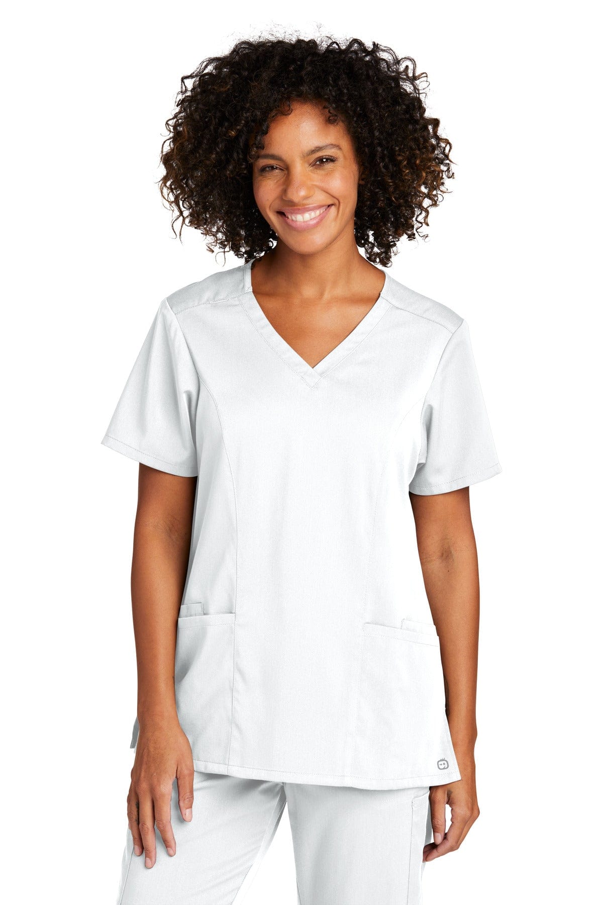 Wonderwink Workwear M / White WonderWink WW4168: Women's Premiere Flex V-Neck Top