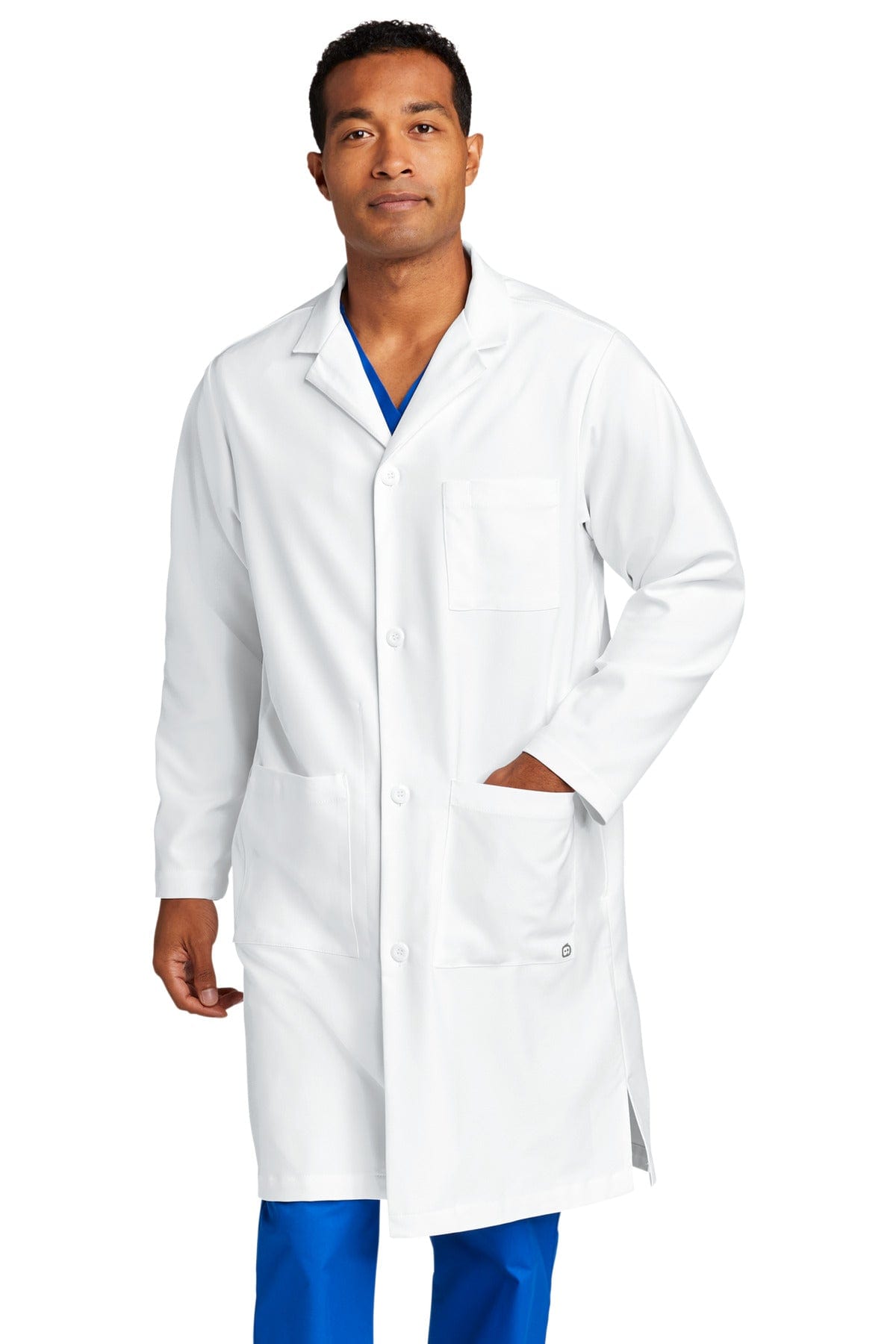 Wonderwink Workwear XL / White WonderWink WW5172: Men's Long Lab Coat
