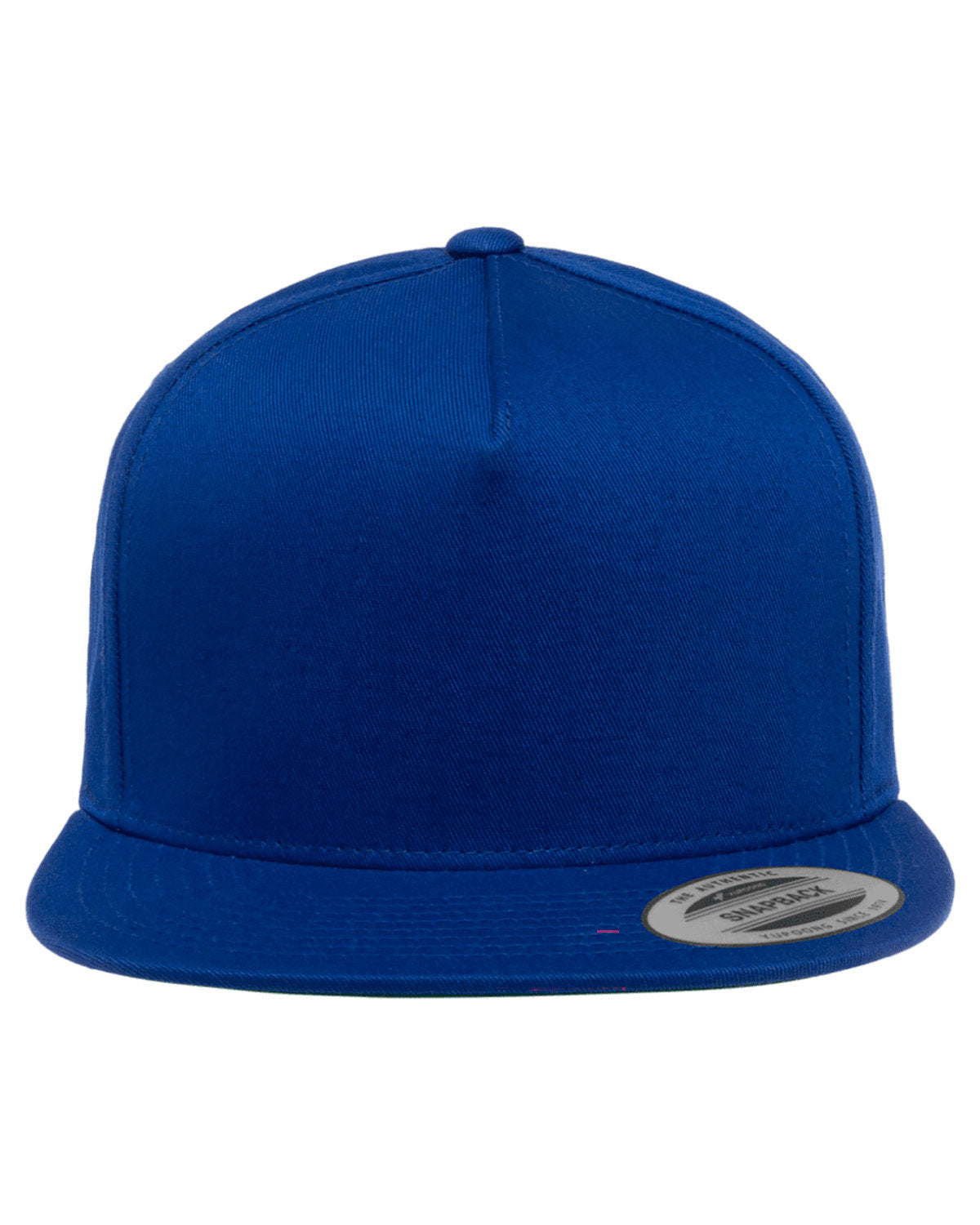 Yupoong Y6007: Adult 5-Panel Cotton Twill Snapback Cap