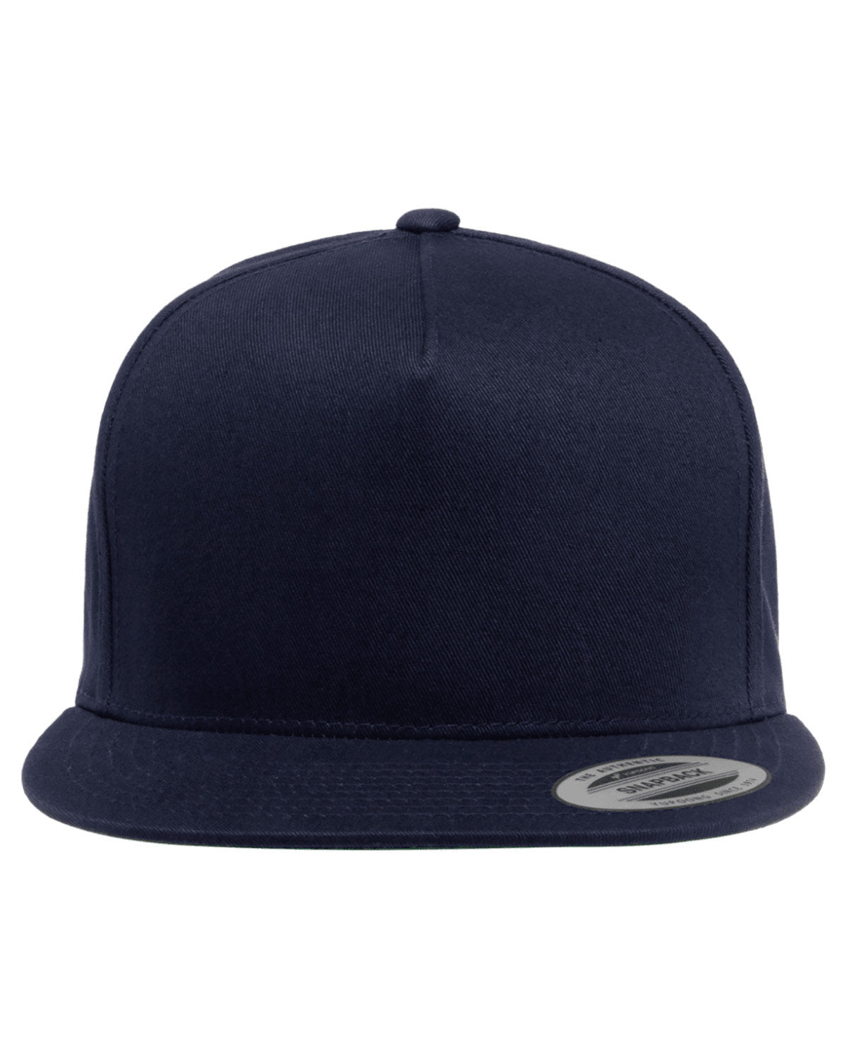 Yupoong Y6007: Adult 5-Panel Cotton Twill Snapback Cap