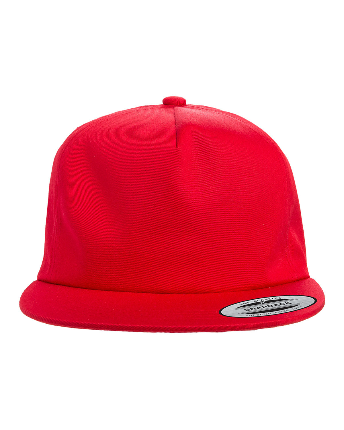 Yupoong Y6502: Adult Unstructured 5-Panel Snapback Cap