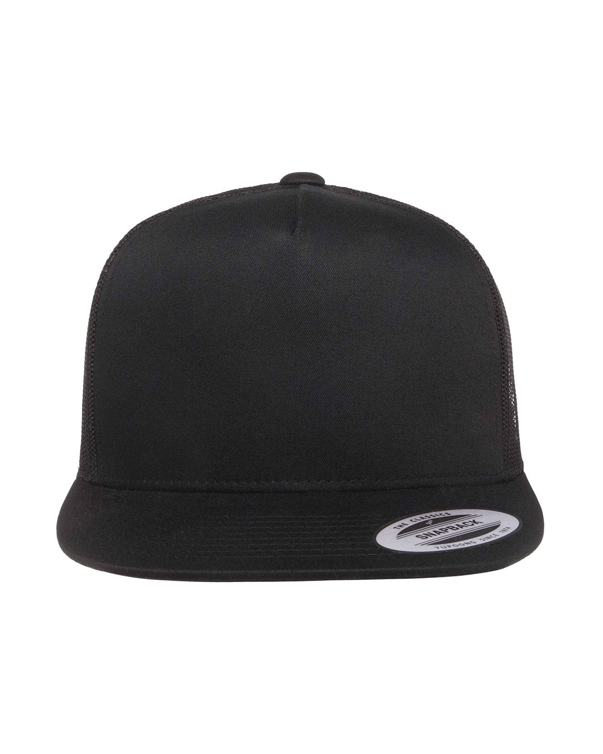 Yupoong Headwear OS / Black Yupoong 6006 Adult 5-Panel Classic Trucker Cap
