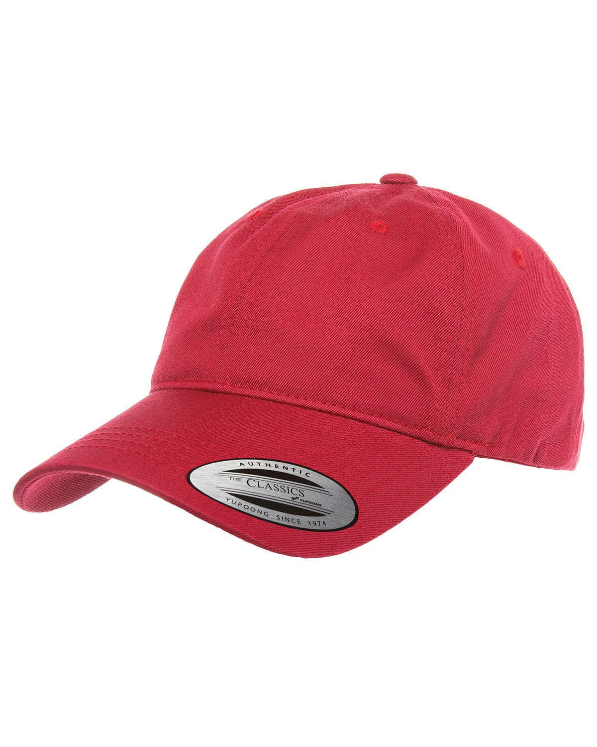 Yupoong Headwear OS / Cranberry Yupoong 6245CM: Adult Low-Profile Cotton Twill Dad Cap
