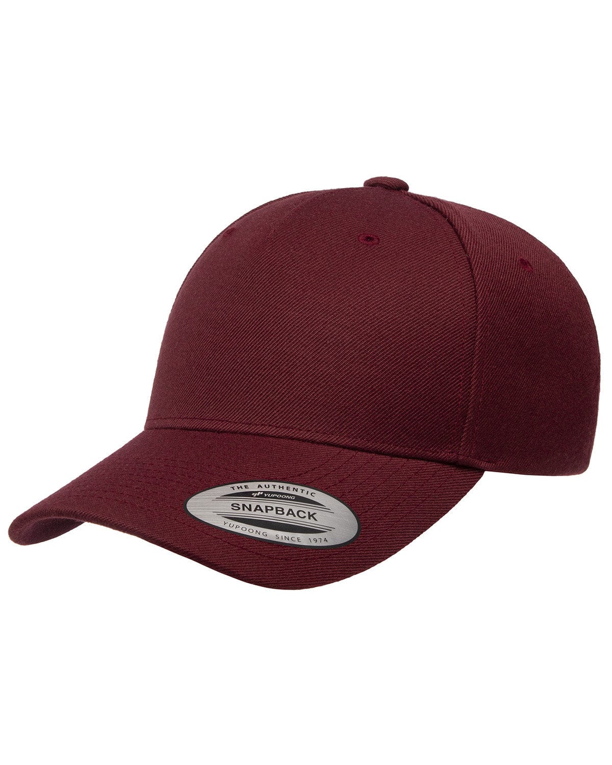Yupoong Headwear OS / Maroon Yupoong 5789M: Classic Premium Snapback Cap