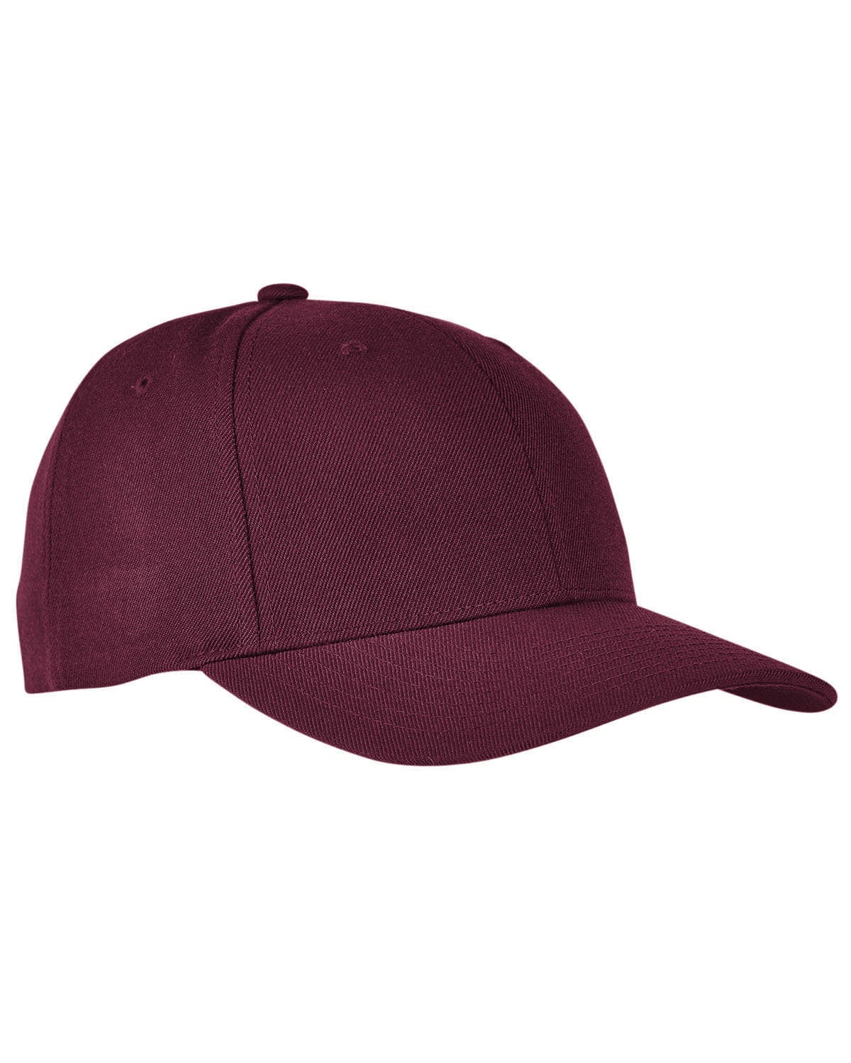 Yupoong Headwear OS / Maroon Yupoong 6789M: Premium Curved Visor Snapback