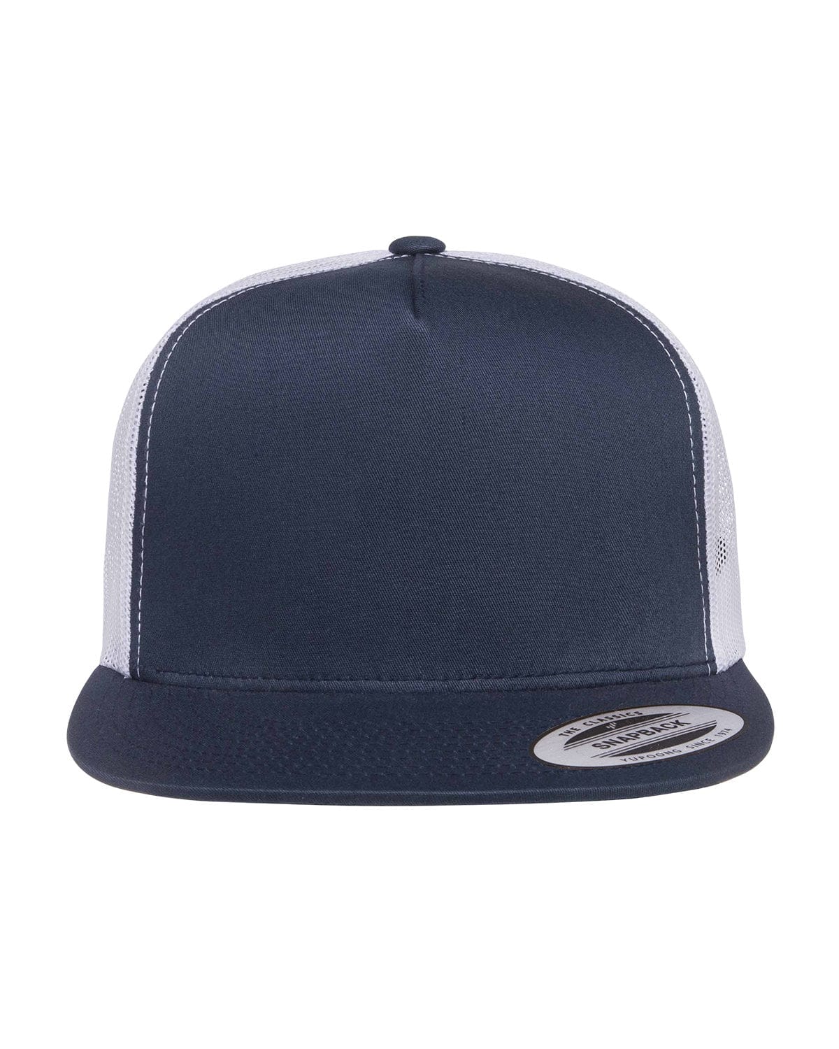 Yupoong Headwear OS / Navy/ White Yupoong 6006 Adult 5-Panel Classic Trucker Cap