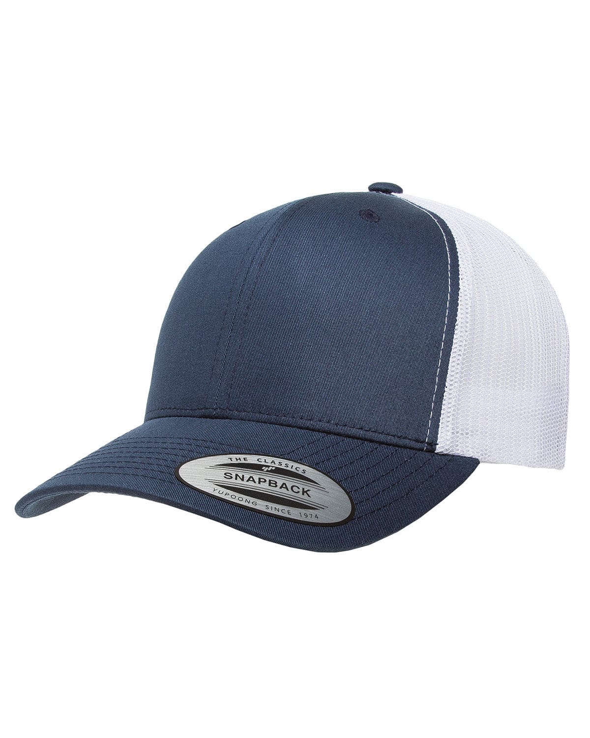 Yupoong Headwear OS / Navy/White Yupoong 6606: Adult Retro Trucker Cap
