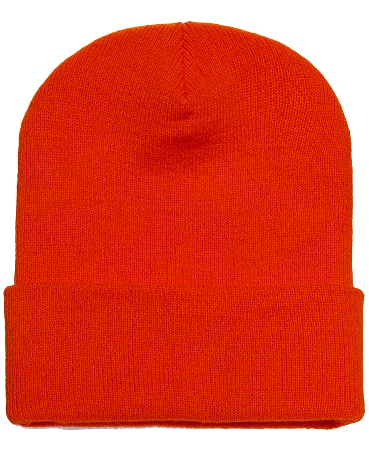Yupoong Headwear OS / Orange Yupoong 1501: Adult Cuffed Knit Beanie