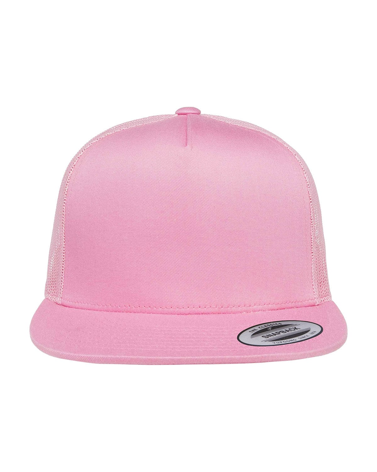 Yupoong Headwear OS / Pink Yupoong 6006 Adult 5-Panel Classic Trucker Cap