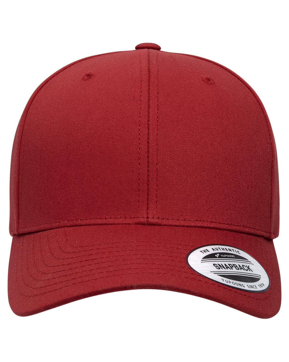 Yupoong Headwear OS / Red Yupoong 6389: CVC Twill Hat