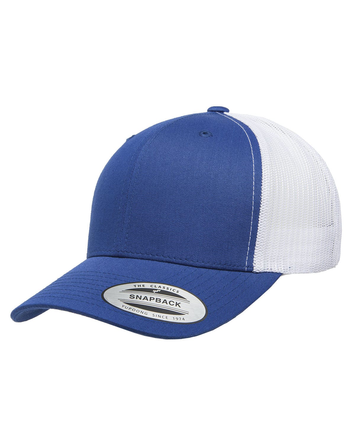 Yupoong Headwear OS / Royal/ White Yupoong 6606: Adult Retro Trucker Cap