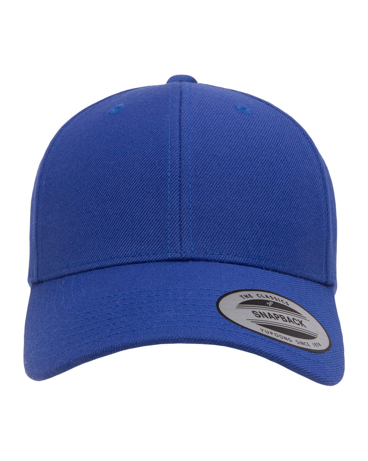 Yupoong Headwear OS / Royal Yupoong 6789M: Premium Curved Visor Snapback