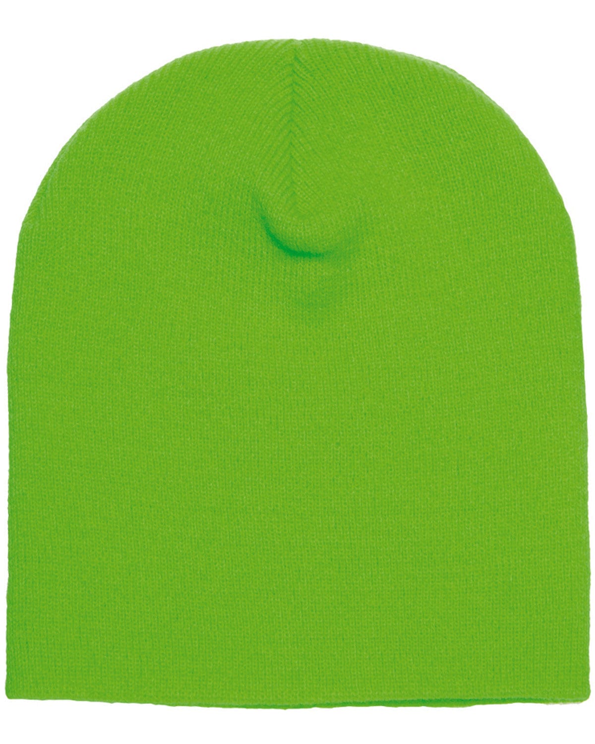 Yupoong Headwear OS / Safety Green Yupoong 1500: Adult Knit Beanie